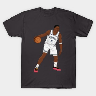 Anthony Edwards Digital Illustration T-Shirt